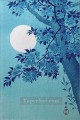 cherry on a moonlit night 1932 Ohara Koson Shin hanga